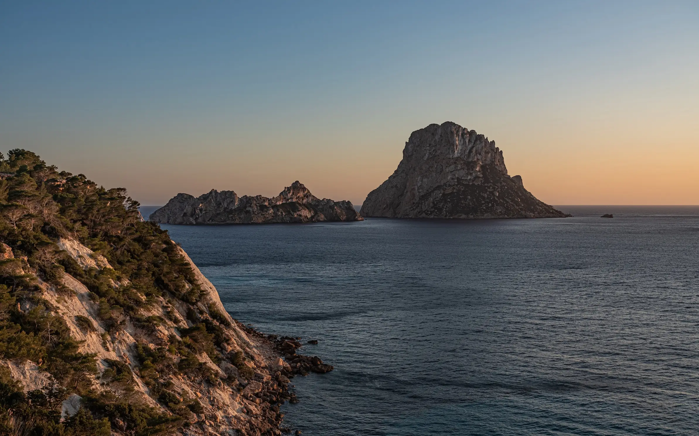 Südküste Ibiza mit Cala Jondal und Es Vedrà