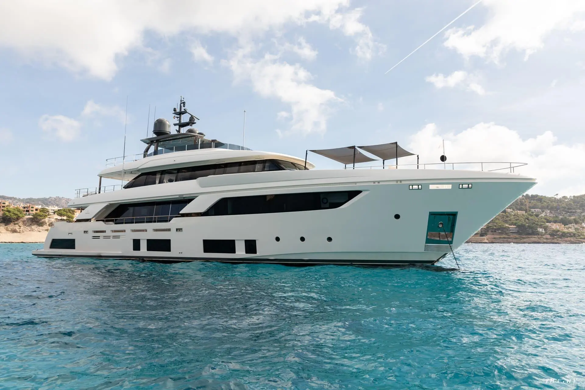 Superyacht vor Mallorca